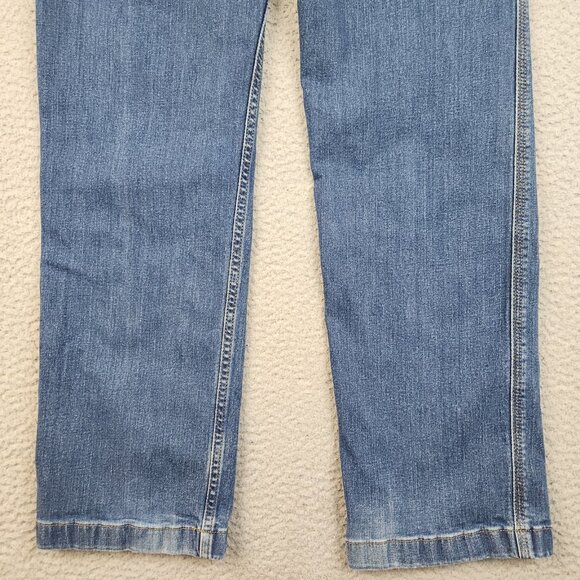 Carhartt Jeans Mens 32x34 Blue Relaxed Denim Straight Rugged Flex Workwear Pants - Picture 13 of 14